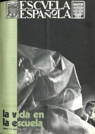 Escuela española. Año XXXII, núm. 1991, 9 de febrero de 1972