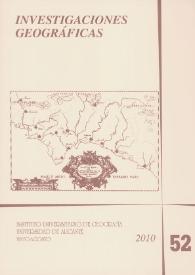 Investigaciones Geográficas. Núm. 52, 2010 | Biblioteca Virtual Miguel de Cervantes