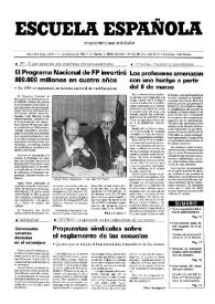 Escuela española. Año LIII, núm. 3131, 11 de febrero de 1993