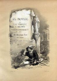 Más información sobre El Doncel de Don Enrique el Doliente : historia caballeresca del siglo XV. [Portada de la edición del siglo XIX]