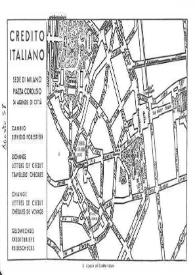 Mapa callejero de Milán indicando la ubicación de la Sede "Crédito Italiano" y el Hotel "Ambasciatori", agosto 1958; Factura abonada por Carlos Esplá del Hotel "Ambasciatori", en Milán | Biblioteca Virtual Miguel de Cervantes