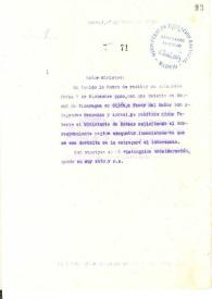 Oficio de Rubén Darío a SACASA, Federico | Biblioteca Virtual Miguel de Cervantes