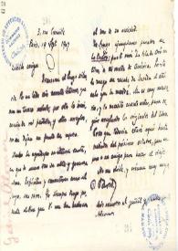 Más información sobre Carta de Gabriel Alomar a Rubén Darío. París, 29 de septiembre de 1907