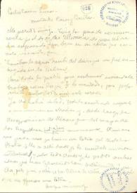 Más información sobre Borrador manuscrito de carta