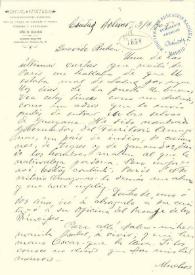Carta de Blanco Fombona, Rufino | Biblioteca Virtual Miguel de Cervantes