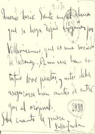 Carta de Valle-Inclán, Ramón María del | Biblioteca Virtual Miguel de Cervantes