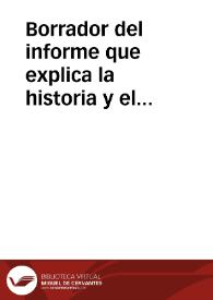 Más información sobre Borrador del informe que explica la historia y el valor de antigüedad de la campana de Espantaperros.