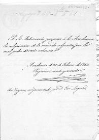 El Anticuario de la Real Academia de la Historia propone la compra de una moneda de oro de Trajano presentada por José Lagorio. La Academia acepta su compra en 170 reales. | Biblioteca Virtual Miguel de Cervantes