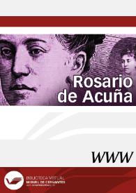Visitar: Rosario de Acuña / directora M.ª Ángeles Ayala Aracil 