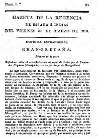 Gaceta de la Regencia de España e Indias. Año 1810. Núm. 9, 30 de marzo de 1810 | Biblioteca Virtual Miguel de Cervantes