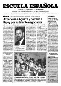 Escuela española. Año LIX, núm. 3394, 21 de enero de 1999