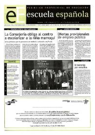 Escuela española. Año LXII, núm. 3526, 21 de febrero de 2002