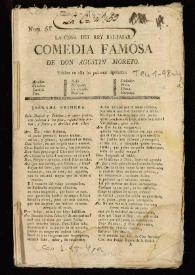 La cena del rey Baltasar: comedia famosa / de don Agustín Moreto | Biblioteca Virtual Miguel de Cervantes