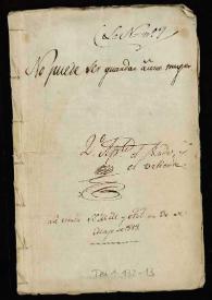 No puede ser el guardar una mujer / Agustín Moreto ; texto base de María Luisa Lobato y María Ortega | Biblioteca Virtual Miguel de Cervantes