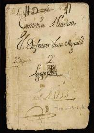 Comedia famosa El defensor de su agravio / de Don Agustín Moreto | Biblioteca Virtual Miguel de Cervantes