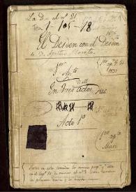 El Desden con el desden / de don Agustin Moreto | Biblioteca Virtual Miguel de Cervantes
