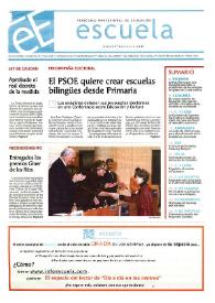 Escuela española. Núm. 3606,  8 de enero de 2004