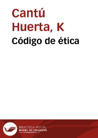 Código de ética | Biblioteca Virtual Miguel de Cervantes