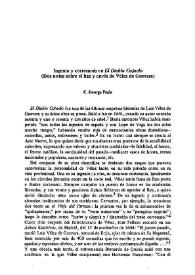 Ingenio y cortesanía en "El Diablo Cojuelo" (Dos notas sobre el haz y envés de Vélez de Guevara) / C. George Peale | Biblioteca Virtual Miguel de Cervantes