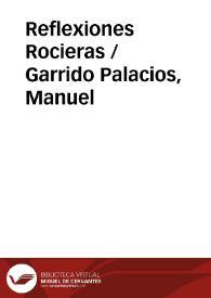 Reflexiones Rocieras / Garrido Palacios, Manuel | Biblioteca Virtual Miguel de Cervantes