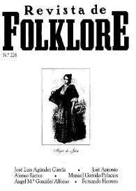 Revista de Folklore. Tomo 19b. Núm. 226, 1999 | Biblioteca Virtual Miguel de Cervantes