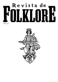 Revista de Folklore. Tomo 2a. Núm. 14, 1982 | Biblioteca Virtual Miguel de Cervantes