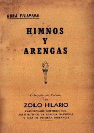 Himnos y arengas / por Zolio J. Hilario | Biblioteca Virtual Miguel de Cervantes