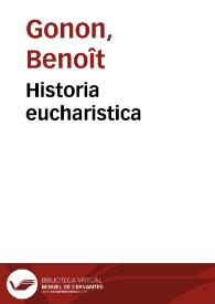 Historia eucharistica | Biblioteca Virtual Miguel de Cervantes