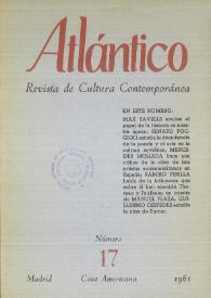 Atlántico : Revista de Cultura Contemporánea. Núm. 17, 1961 | Biblioteca Virtual Miguel de Cervantes