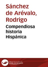 Compendiosa historia Hispánica | Biblioteca Virtual Miguel de Cervantes