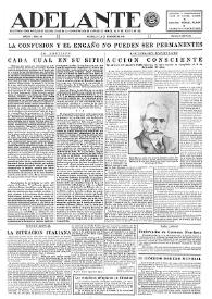 Adelante : Órgano del Partido Socialista Obrero [Español] (México, D. F.). Año III, núm. 69, 1 de diciembre de 1944 | Biblioteca Virtual Miguel de Cervantes