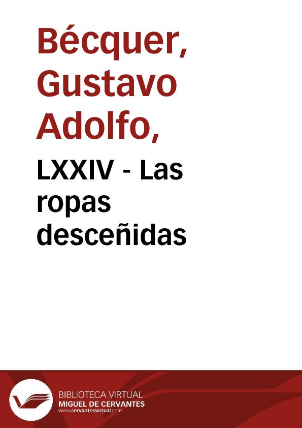 LXXIV - Las ropas desceñidas | Biblioteca Virtual Miguel de Cervantes