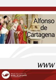 Visitar: Alfonso de Cartagena / Juan Miguel Valero Moreno