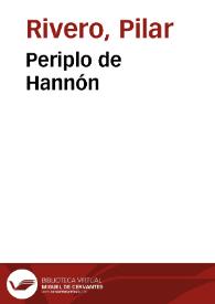 Periplo de Hannón / Pilar Rivero y Julián Pelegrín | Biblioteca Virtual Miguel de Cervantes