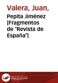 Pepita Jiménez / por Juan Valera | Biblioteca Virtual Miguel de Cervantes