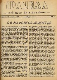 Ipanema : diario de a bordo. Núm. 16, 29 de junio de 1939 | Biblioteca Virtual Miguel de Cervantes