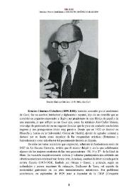 Ernesto Giménez Caballero (1899-1988) [Semblanza] / Francisco Fuster García | Biblioteca Virtual Miguel de Cervantes