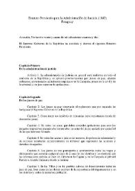 Más información sobre Estatuto provisorio para la Administración de Justicia (1842)