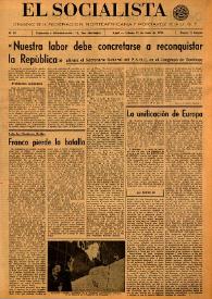 El Socialista (Argel). Núm. 68, 15 de junio de 1946 | Biblioteca Virtual Miguel de Cervantes