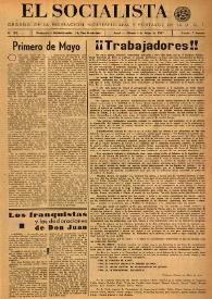 El Socialista (Argel). Núm. 110, 3 de mayo de 1947 | Biblioteca Virtual Miguel de Cervantes
