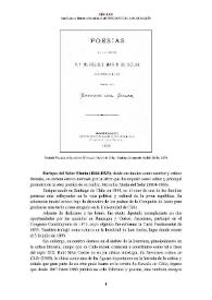 Enrique del Solar Marín (Santiago de Chile, 1844-Los Andes, 1893) [Semblanza] / Carol Arcos Herrera | Biblioteca Virtual Miguel de Cervantes