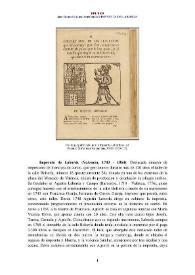 Imprenta de Laborda (Valencia, 1743-1864) [Semblanza] / Juan Gomis Coloma | Biblioteca Virtual Miguel de Cervantes