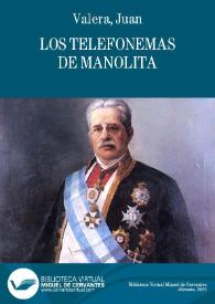 Los telefonemas de Manolita / Juan Valera | Biblioteca Virtual Miguel de Cervantes