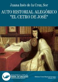 El cetro de José / Sor Juana Inés de la Cruz; edición del Fondo de Cultura Económica