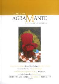 Campo de Agramante : revista de literatura. Núm. 5 (otoño 2005) | Biblioteca Virtual Miguel de Cervantes