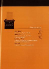 Campo de Agramante: revista de literatura. Núm. 4 (otoño 2004). Notas de lectura | Biblioteca Virtual Miguel de Cervantes