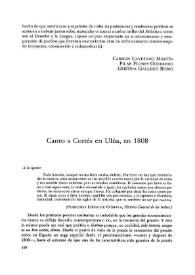 Canto a Cortés en Ulúa, 1808 / Manuel Moreno Alonso | Biblioteca Virtual Miguel de Cervantes