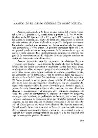 Arauco en el "Canto General" de Pablo Neruda / Guillermo Araya | Biblioteca Virtual Miguel de Cervantes