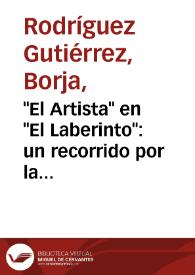 "El Artista" en "El Laberinto": un recorrido por la prensa romántica ilustrada / Borja Rodríguez Gutiérrez | Biblioteca Virtual Miguel de Cervantes