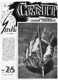 Cenit : Revista de Sociología, Ciencia y Literatura. Año III, núm. 26, febrero 1953 | Biblioteca Virtual Miguel de Cervantes